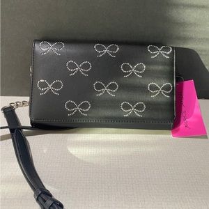 Betsey Johnson Bow Rhinestone Crossbody